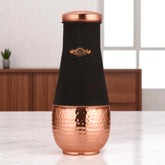 Pure Copper Tulip Jar Velvet Finish 1500 ML Capacity CROCKERY WALA AND COMPANY